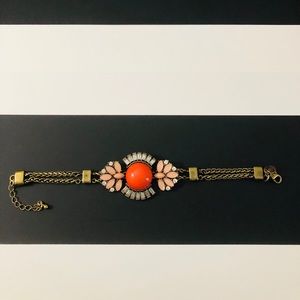 Bohemian looking gold plated bracelet